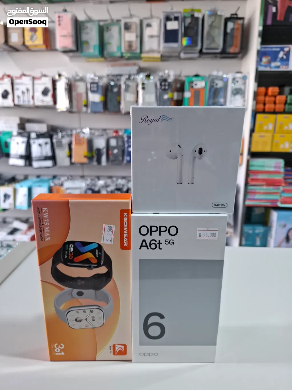هاتف OPPO A6t 5G، وهو هاتف ذكي اقتصادي  بسعة تخزين 256 جيجابايت
