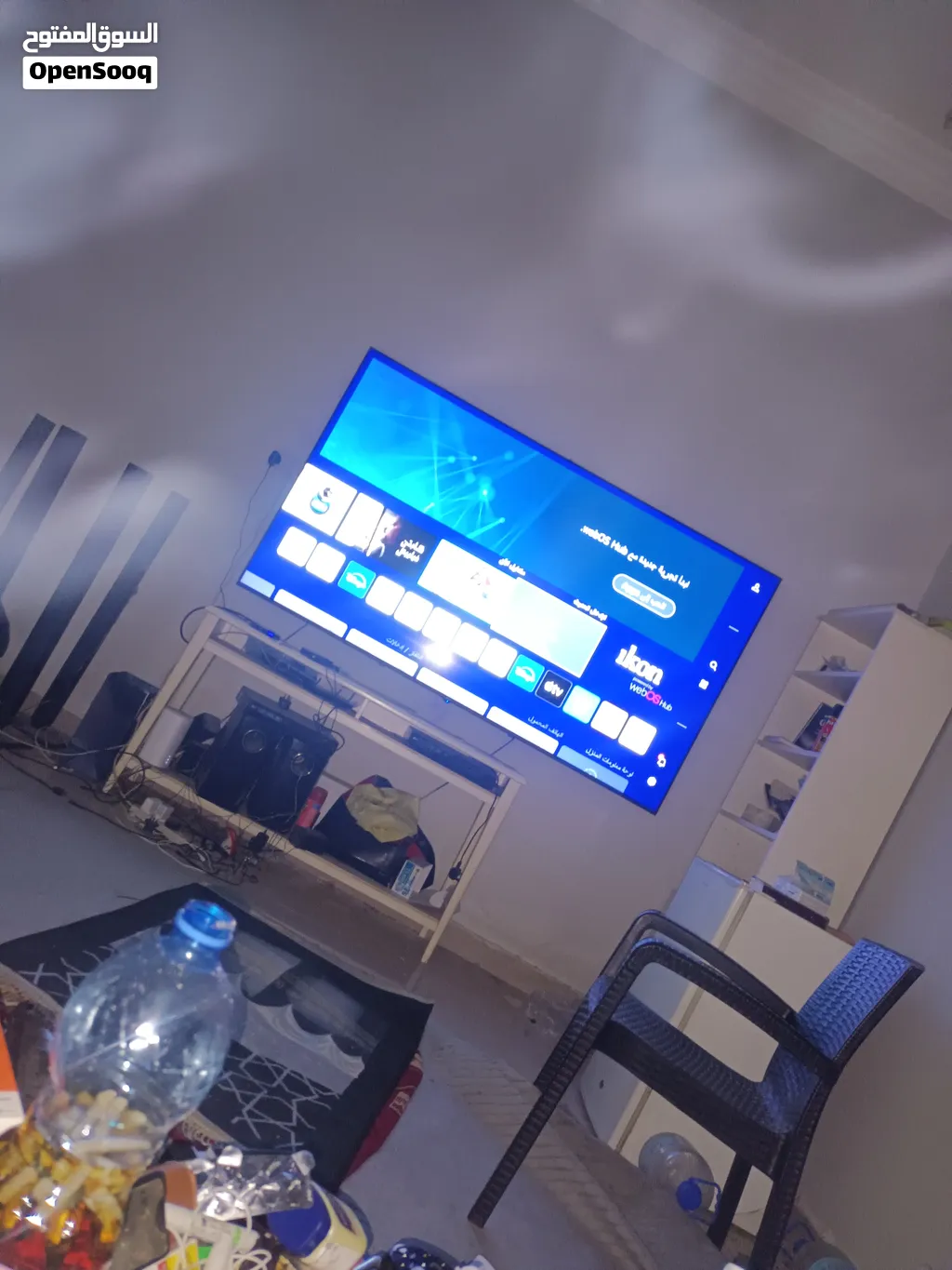 السلام تلفزيون IKon 85 بوصه مستعمل كرتونه معه نظيف ماشاء الله السعر 2000