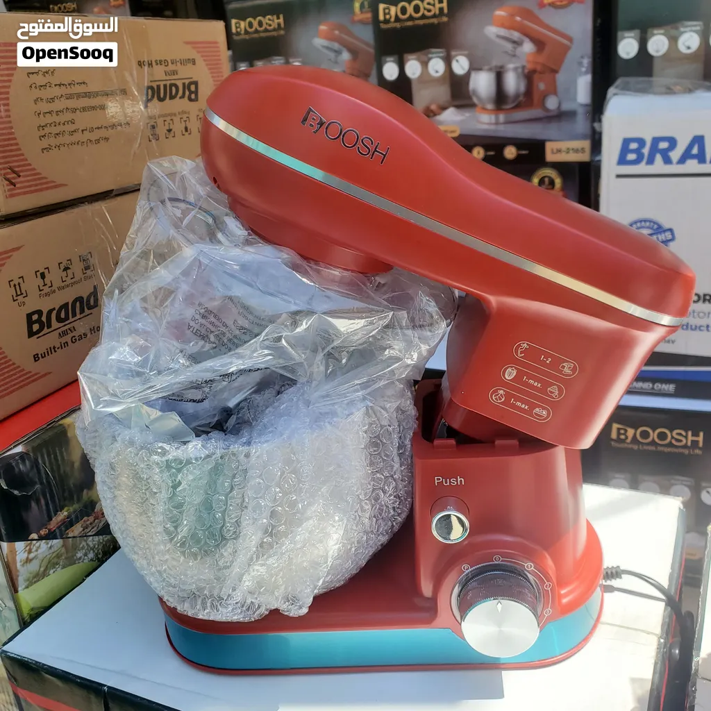خلاط العجين BOOSH LH-216R – 1200 واط، سعة 5 لتر