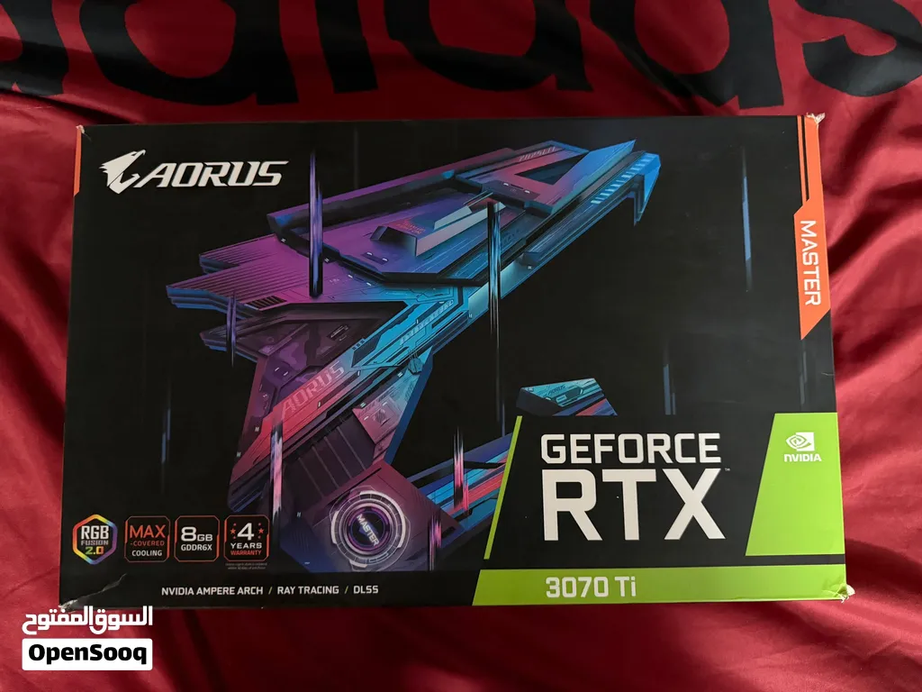Rtx 3070ti Aorus Master  كرت شاشة