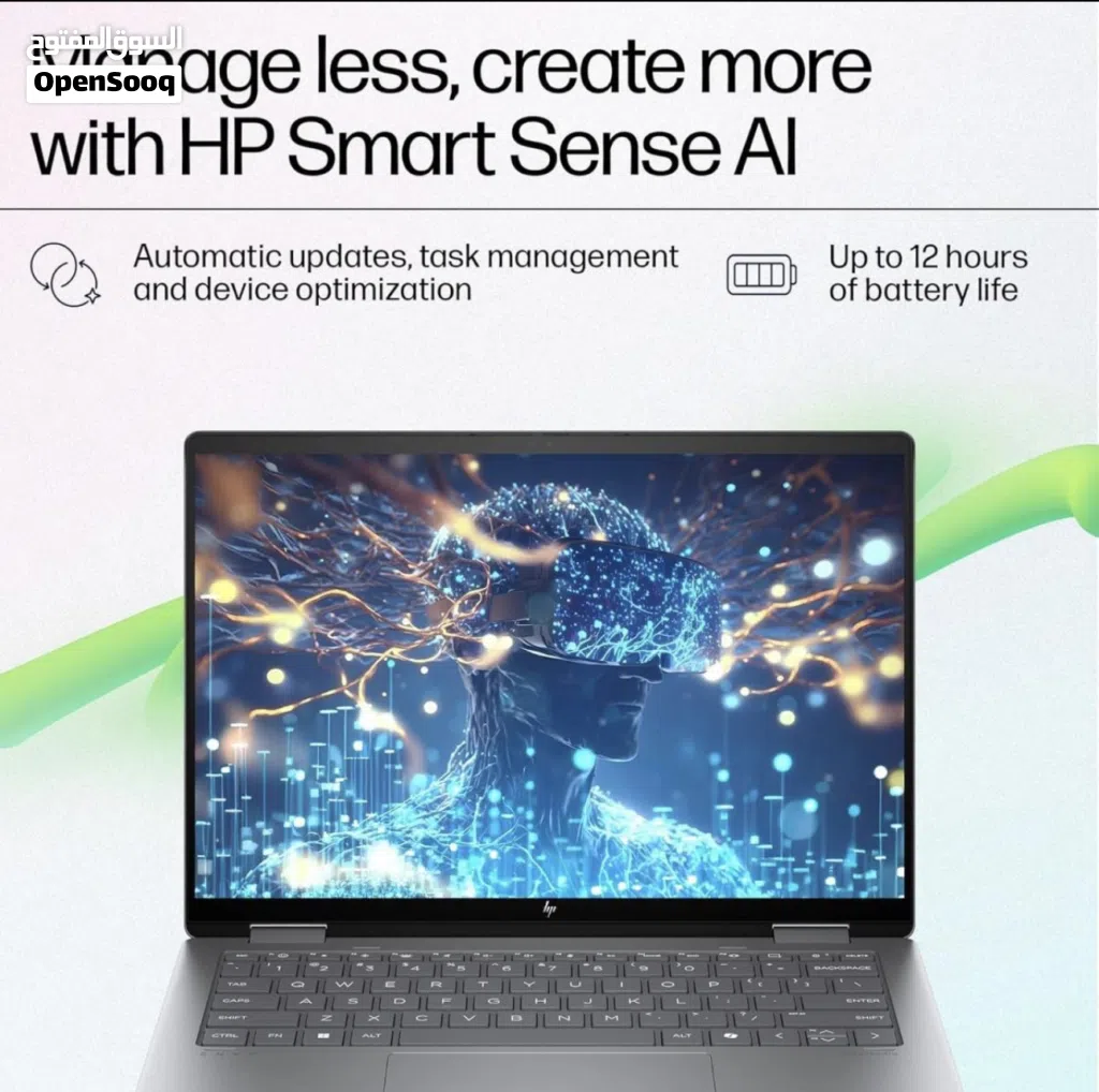 جديد HP Envy X360 14 (2024) 14-es1023dx NEW Intel Core 7 10-Cores 2-in-1 Touch Display