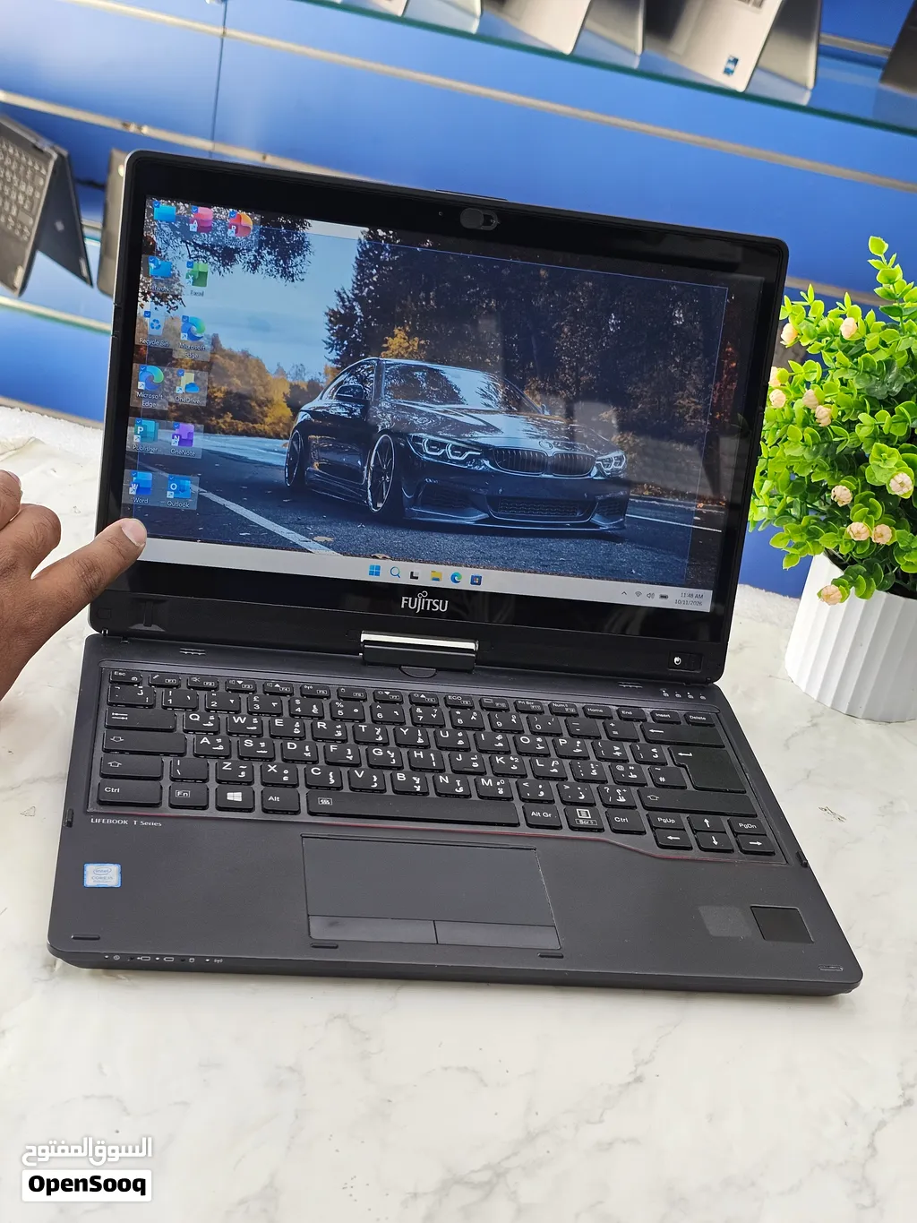 Fujitsu Core i5 8th gen 2-in-1Touchscreen  with pen Only 59 riyal
