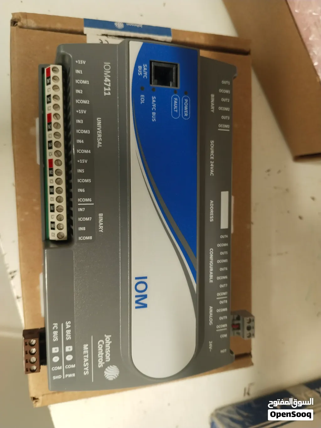 Johnson Controls (Metasys line) . Model: MS-IOM4711-0 Type: 17-Point Input/Output Module
