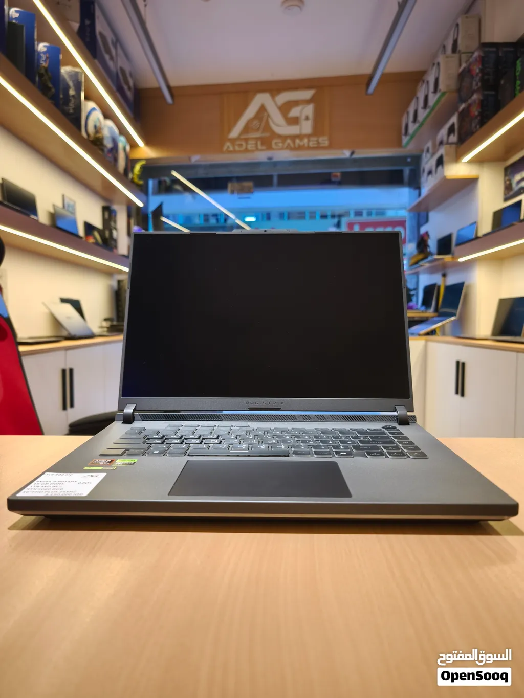 لابتوب نوع ASUS ROG G16 اللابتوب يجي OPEN BOX حجم 16" والسعر 3.150.000 ألف .