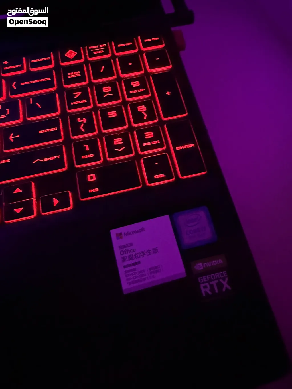 للبيع لابتوب HP OMEN 15 Gaming بمواصفات قوية وأداء ممتاز استعمال نضيف وجديد