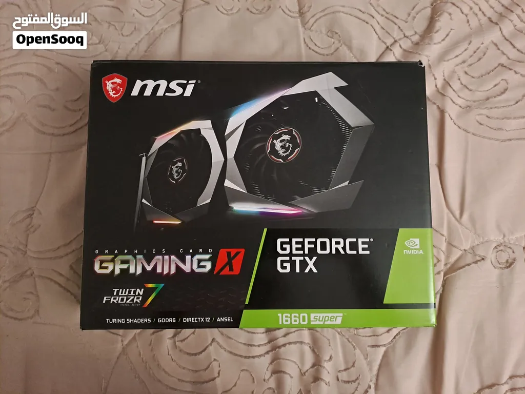 للبيع كرت MSI Gaming GTX 1660 super