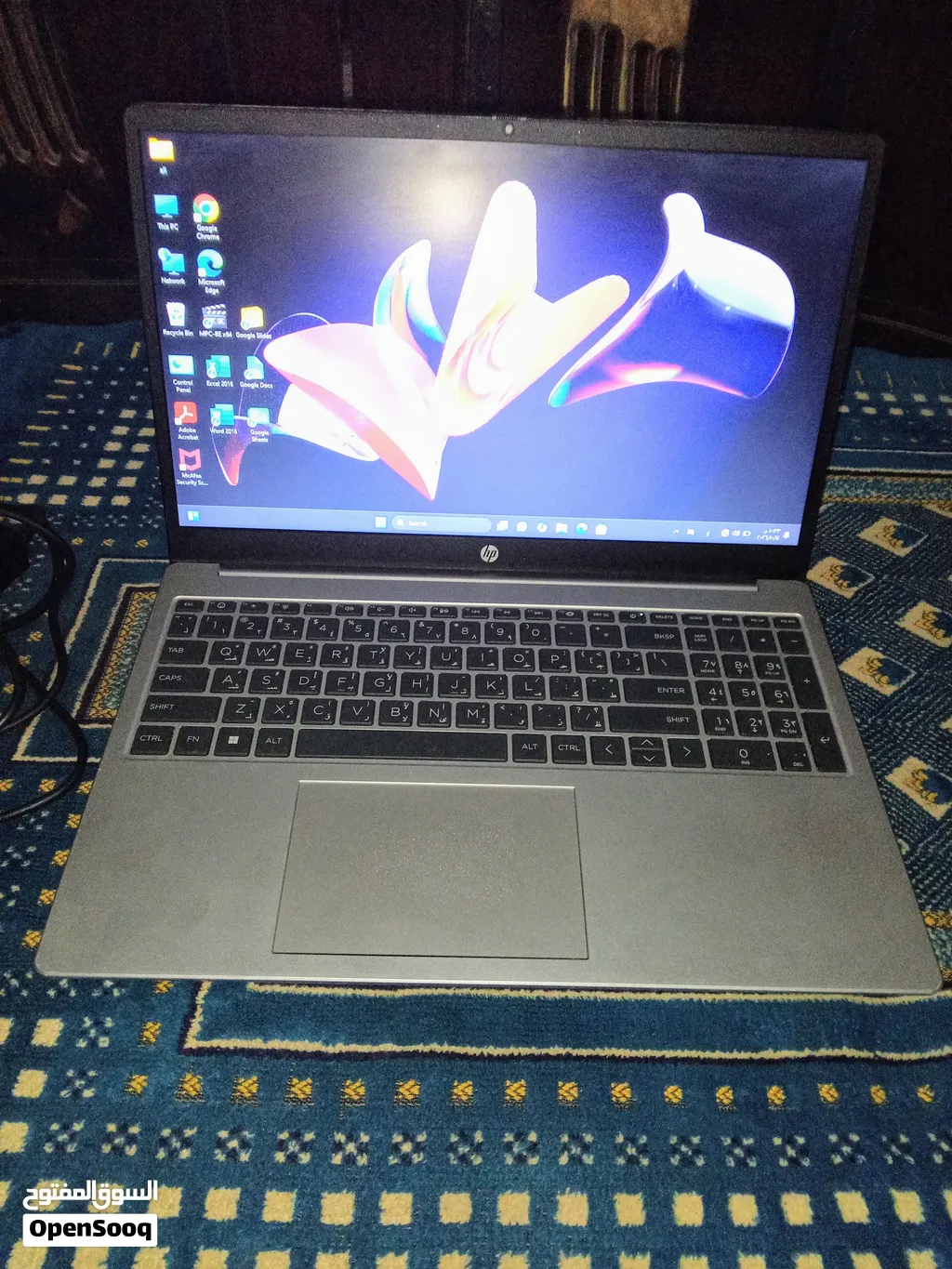 لابتوب HP 250 G10 جيل 13 بحالة ممتازة – SSD 256GB – RAM 8GB – Windows 11 Pro