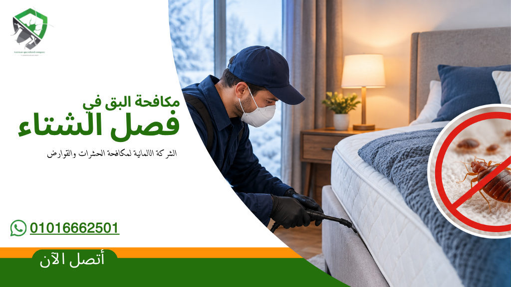 شركة مكافحة البق في الشتاء | الشركة الالمانية لمكافحة الحشرات