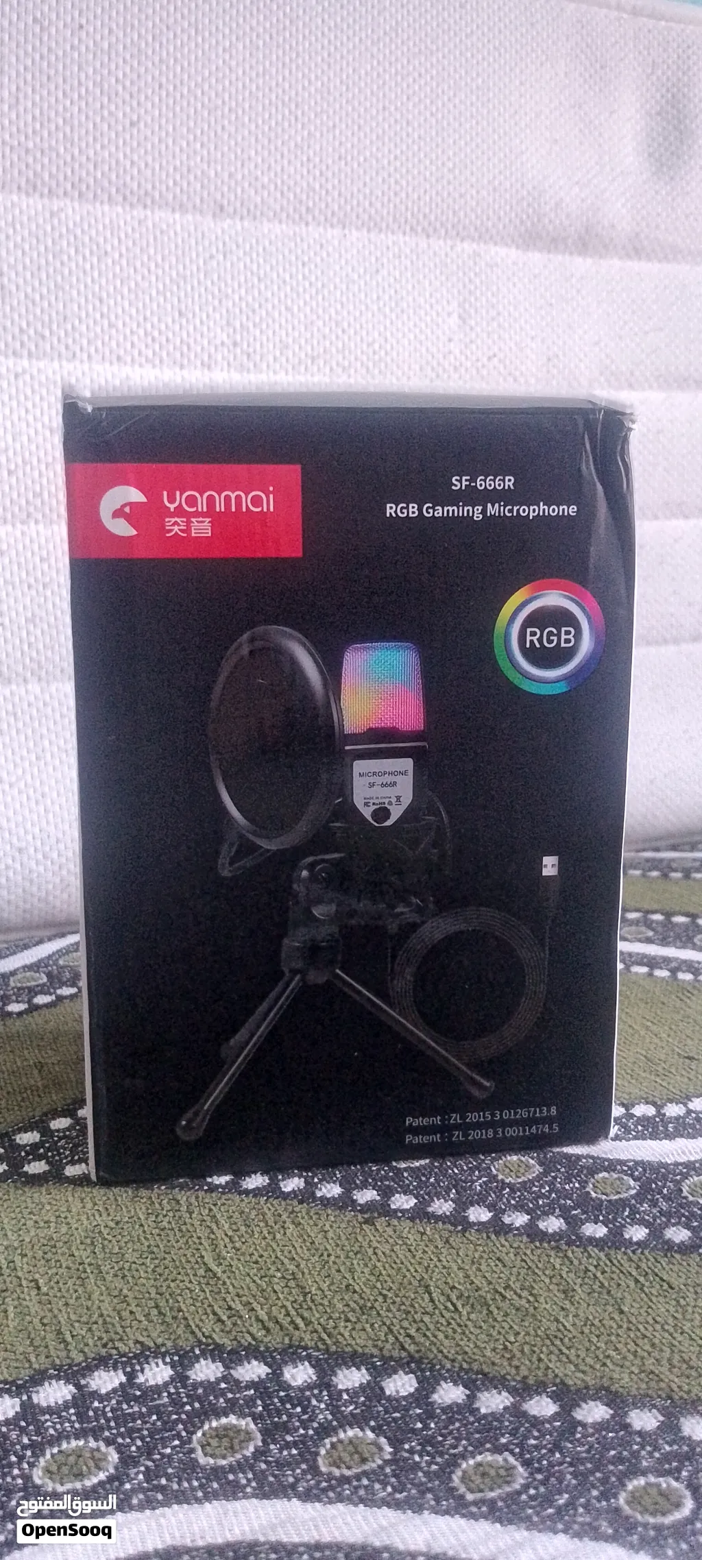 الميكروفون الاحترافي Yanmai SF-666R RGB Gaming Microphone
