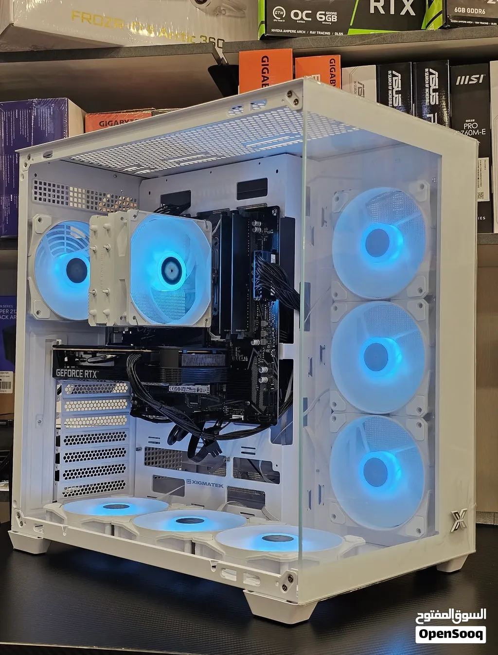 تجميعة بيسي كيمنك RTX 5050 - Ryzen 5 5500 - شبه جديدة