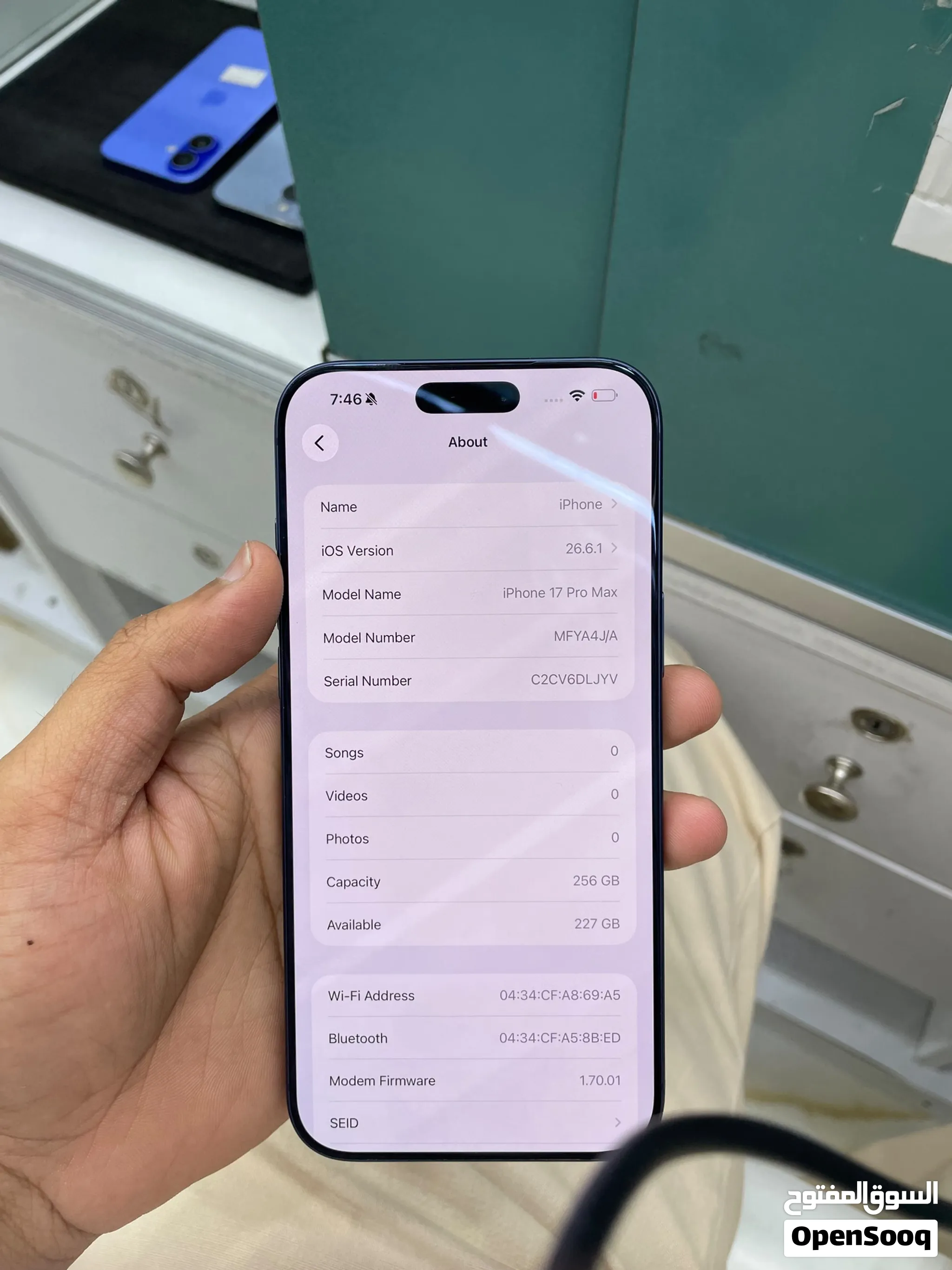 17 pro max 256GB