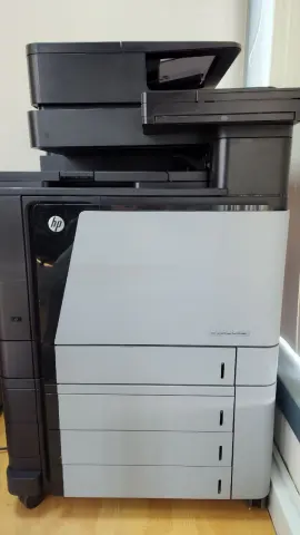 للبيع طابعة HP لايزر ملونة احترافية الماركة HP الموديل Color LaserJet Managed Flow MFP M880m السعر 3500 درهم فقط تعمل بشكل ممتاز بحالة جيدة 5