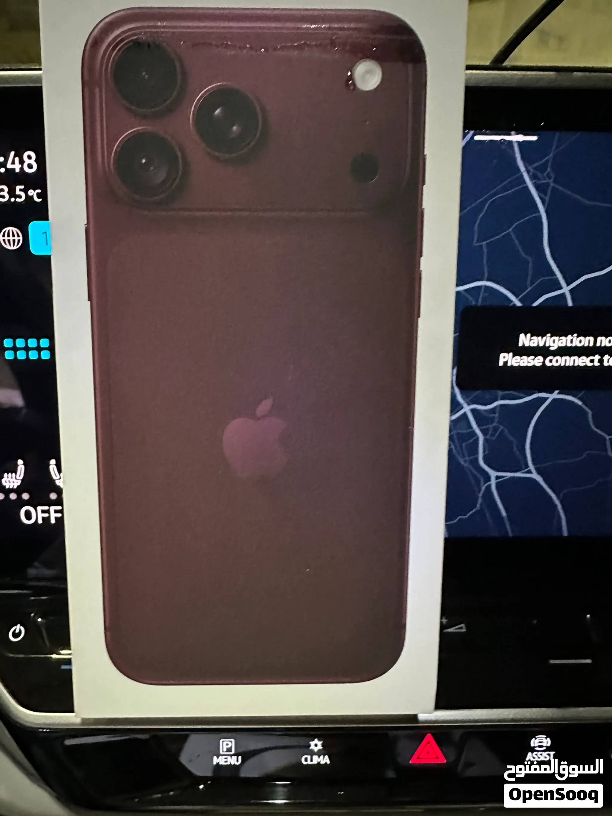 I phone 18 Pro Max 256 GB Burgundy Color. eSIM USA