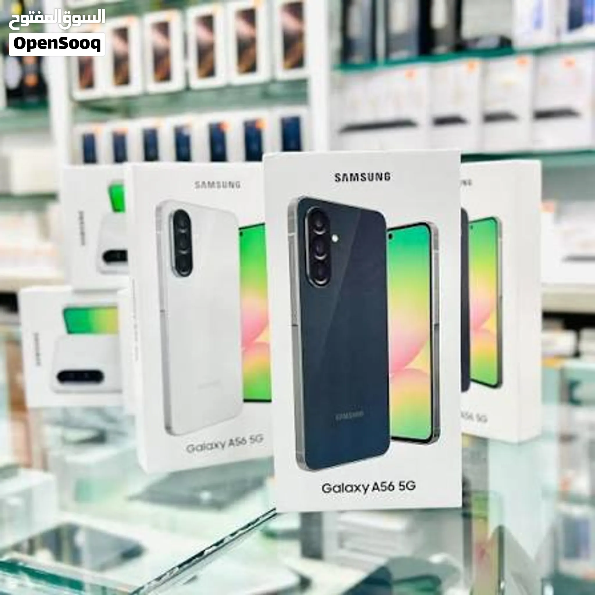 Samsung A56 .5G (8RAM/12RAM) جديد كفالة BMS