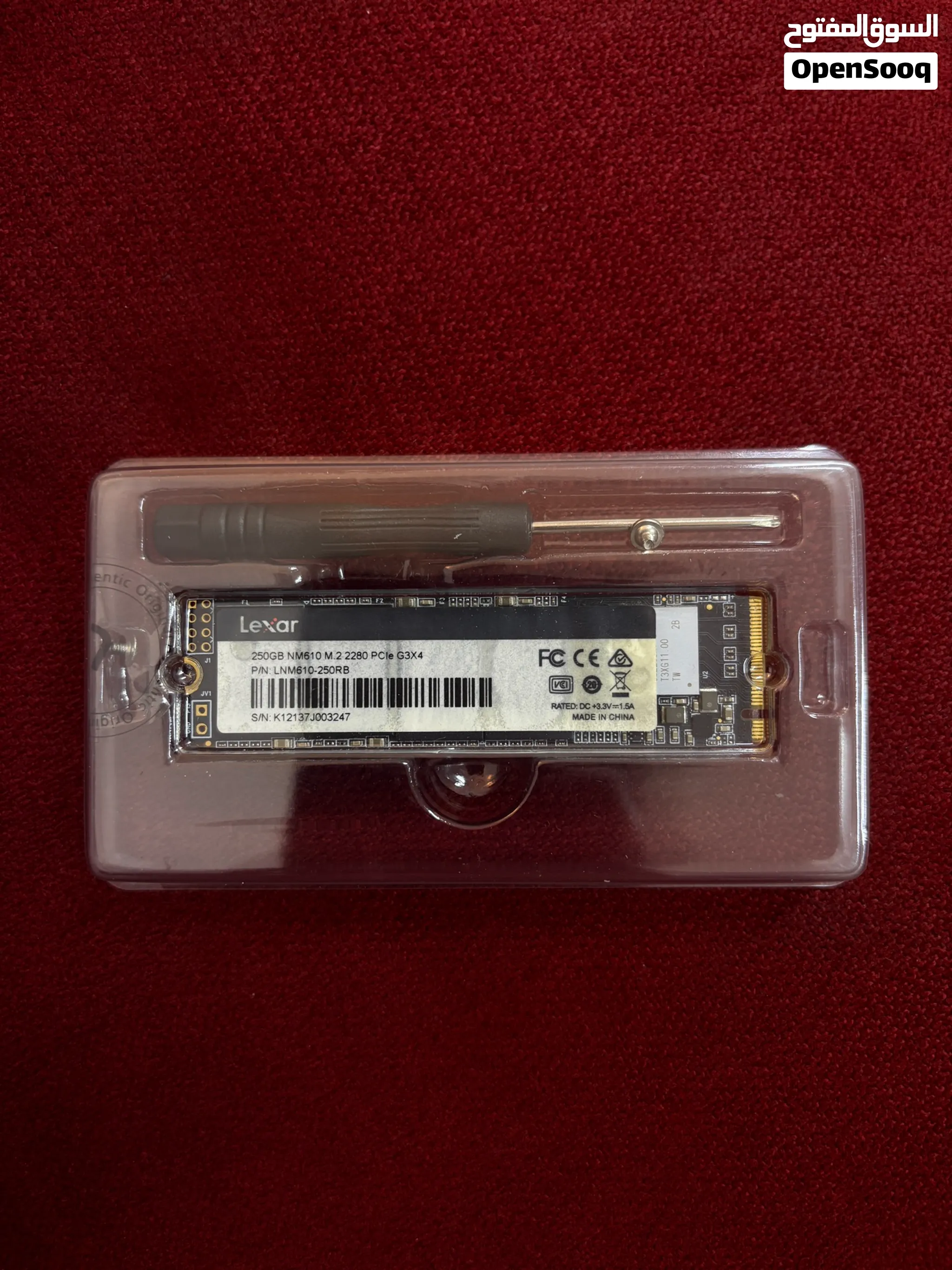 Lexar NM610 250GB NVMe M.2 SSD – For Sale