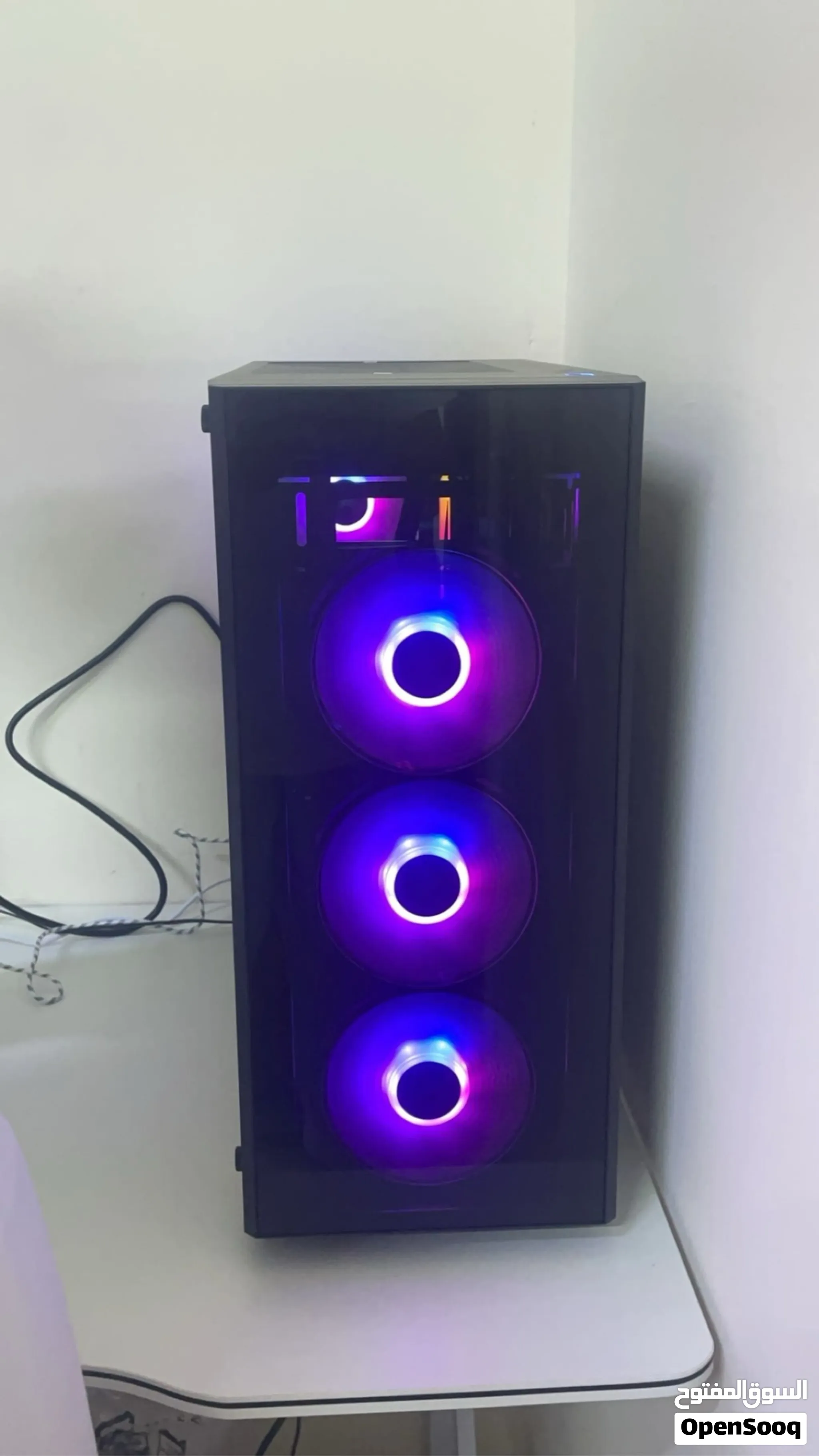 بي سي مواصفات Gaming PC Core i7 12th Gen 16GB RAM RTX 4060 1TB NVMe و دركسون قيمنق v9 للبيع