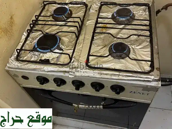 فرصة لا تعوض! مقشع بوتجاز وفرن 4 عيون بحالة ممتازة...