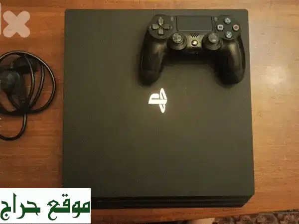 بلايستيشن 4 برو (PS4 Pro) مستعمل نظيف جداً 🎮 | مع GTA V ويد أصلية | جاهز لتجربة 4K!