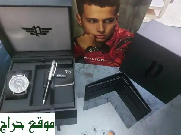 فرصة لا تعوض: طقم ساعة BOLICE الفاخر جديد بالكامل - جزدان وقلم وصندوق بـ 700 درهم فقط! ⌚🎁
