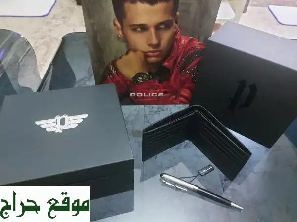 فرصة لا تعوض: طقم ساعة BOLICE الفاخر جديد بالكامل - جزدان وقلم وصندوق بـ 700 درهم فقط! ⌚🎁 2