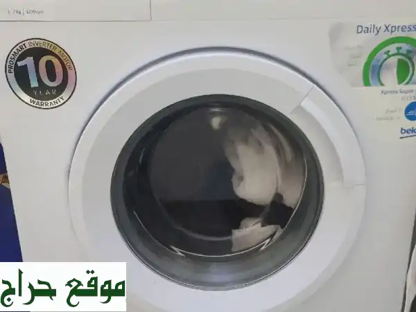 غسالة نوع بيكو 7 كلغ استخدام سنة بسعر 600 وغاز طبخ بسعر 500 / السرير مع المرتبة بسعر 150 الالتقاط ... 2