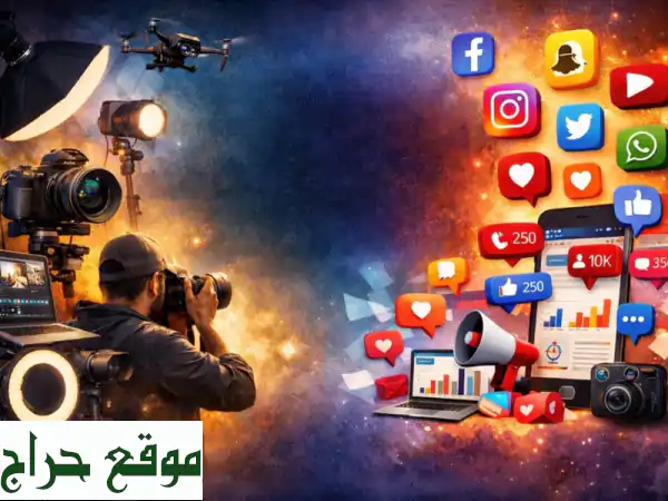 تصوير فيديو احترافي ومونتاج احترافي للمحلات والمنتجات والشركات، أسعار منافسة وخصومات وعروض، ادارة ...