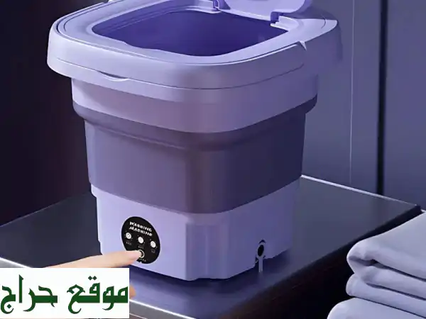 وداعًا لمعاناة الغسيل! غسالة قابلة للطي الكهربائية (9 لتر): حلك الذكي للمسافرين والطلاب 2