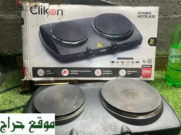 فرصة لا تعوض! موقد كهربائي 2500 واط بحالة ممتازة - سرعة وكفاءة لمطبخك 2