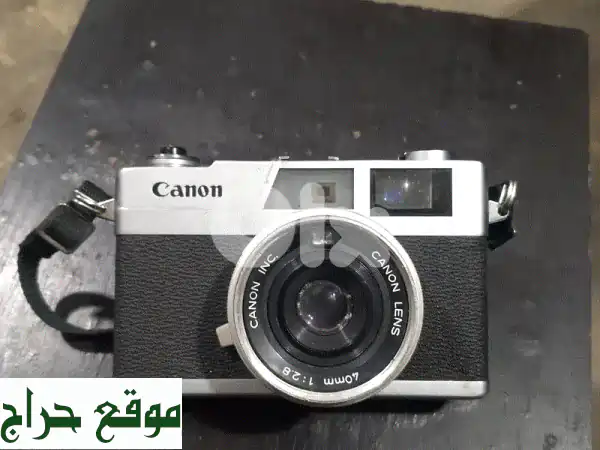استرجع الزمن بأناقة: كاميرا كانون أنتيك نادرة بحالة ممتازة - تحفة للمقتنين وهواة الكلاسيكيات
