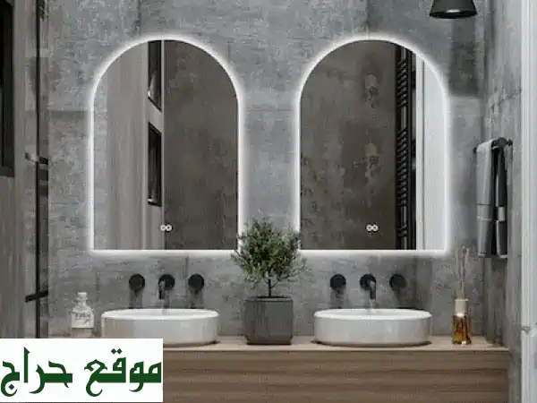 مرايا حمامات عصرية وفخمة | مع/بدون خزانة | بتقنية ضد الضباب ✨ 4