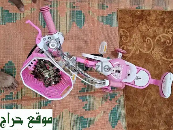 سيكل أطفال شبه جديد للبيع: استعمال 3 أشهر فقط | مثالي لمرح وأمان طفلك | مستلزمات وألعاب أطفال