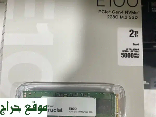 crucial 2 TB M. 22280 NVMe SSD. 0 Gen 4x4