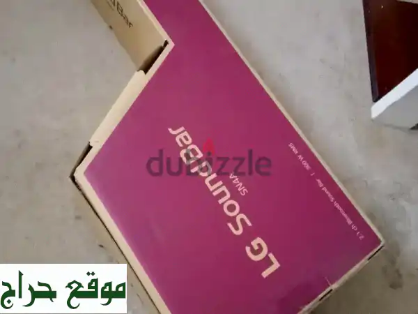 ✨ فرصة ذهبية: ساوند بار LG SN4 جديد كلياً - عزز تجربتك الصوتية بجودة سينمائية فاخرة!