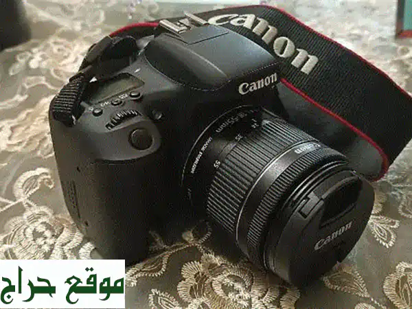 كاميرا كانون 760D أصلية (صنع اليابان) - مع كامل الملحقات + شنطة وكارت ذاكرة 2