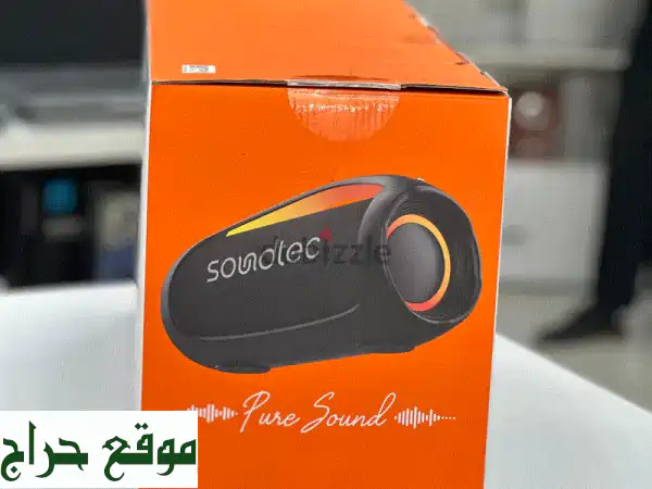 ارفع مستوى حفلتك! 🥳 سماعة حفلات RGB محمولة ومقاومة للماء IPX6 - صوت جبار وإضاءة ساحرة في عمان! 2