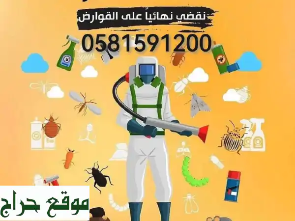 راحة بالك تبدأ معنا: مكافحة حشرات شاملة، تنظيف خزانات وكنب بضمان! 3