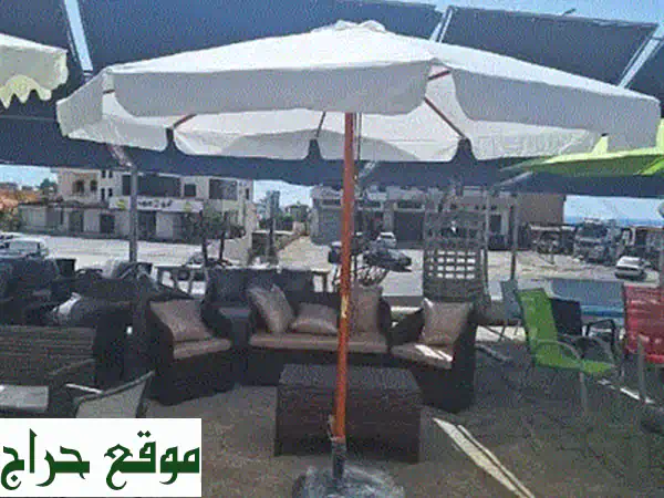 استمتع بالظل المثالي! ☀️ مظلات شاطئ وحدائق: خشب، ألمنيوم، حديد فاخرة 4