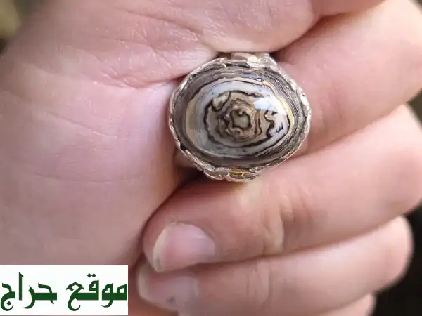 خاتم عقيق سليماني أصلي يحمل لفظ الجلالة | تحفة نادرة للبيع بأعلى سعر 3