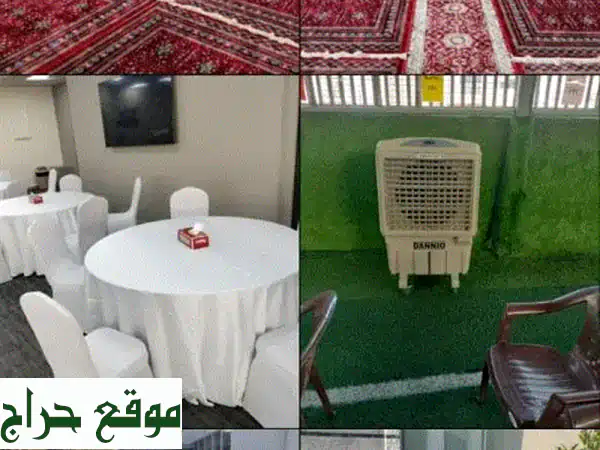 كراسي وطالات بوفيه زوالبه في إيجار