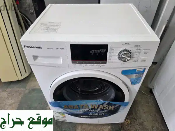 فرصة ذهبية: غسالة باناسونيك 7 كيلو تحميل أمامي - شبه جديدة وأداء لا يُضاهى! 2