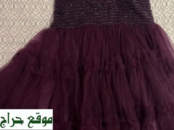 فستان بنفسجي غامق فخم مقاس 12 بـ 130 ريال | عرض خاص + عروض جملة للتاجرات!