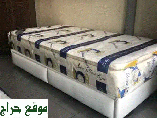 وداعًا لضيق المساحة! تخت طابقين 3 بـ1 مع جارور و3 فرشات ومخدات هدية | توصيل مجاني 4