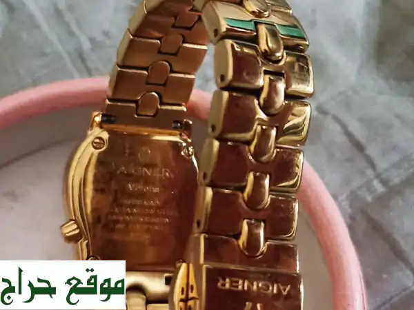 تألقي بفخامة Aigner Verona: ساعة نسائية سويسرية أصلية بالذهب والماس | 1500 درهم 2