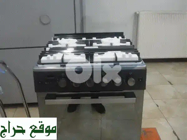 ارتقِ بمطبخك: بوتاجاز غاز Electro Gas إيطالي احترافي 60 سم | أمان كامل + مروحة | ضمان سنة | جديد كلياً! 2