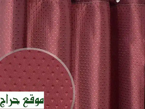 ستارة حمام فاخرة ومقاومة للماء - جودة عالية 180x180 سم | جميع الألوان | ديكور حمام مثالي 2