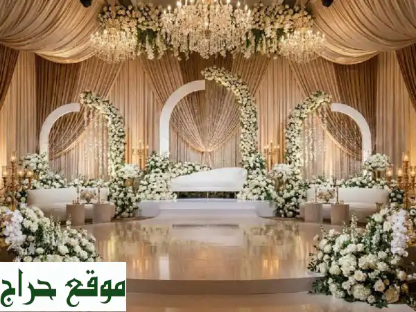 صمم كوشة أحلامك: ديكورات أفراح عصرية ومميزة تناسب جميع الأذواق والميزانيات