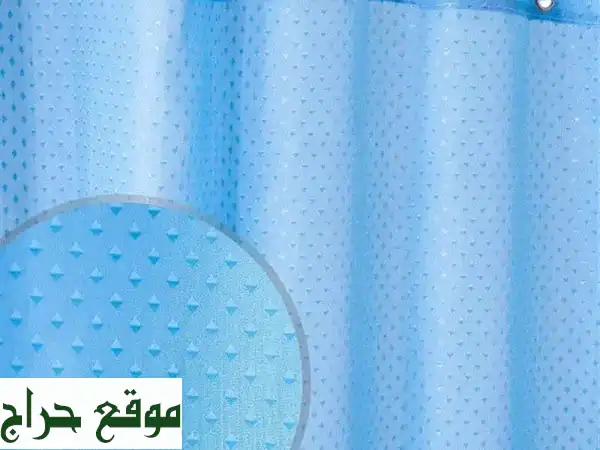 ستارة حمام فاخرة ومقاومة للماء - جودة عالية 180x180 سم | جميع الألوان | ديكور حمام مثالي