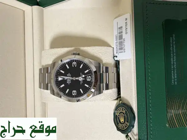 امتلك الأيقونة: رولكس اكسبلورر 36 أويستر (36م) جديدة كليًا مع كامل الملحقات