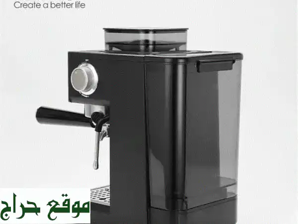 ماكينة قهوة اسبريسو DSP KA3123: مطحنة مدمجة، 20 بار،...