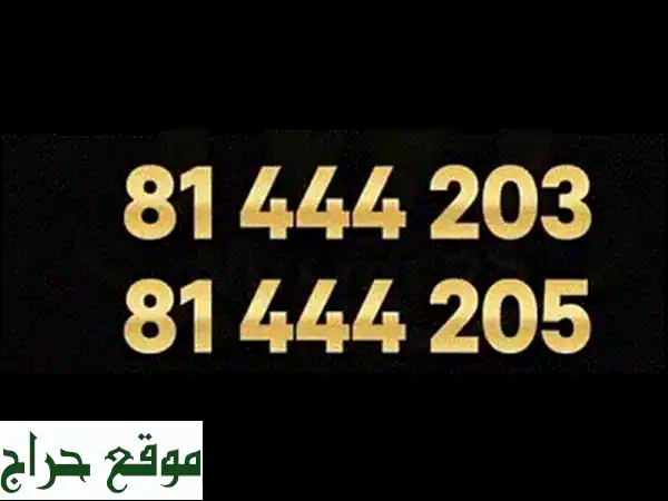 فرصة ذهبية! رقمين Touch Combo مميزين مسبقي الدفع بـ 500$ فقط! 2